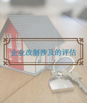 企业改制涉及的评估